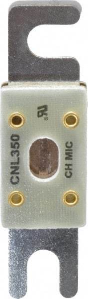 Ferraz Shawmut - 350 Amp Visible Link Flat Forklift & Truck Fuse - 32VAC, 32VDC, 3.18" Long x 0.75" Wide, Littelfuse CNL350, Bussman ANL350, Ferraz Shawmut CNL350 - Exact Tool & Supply
