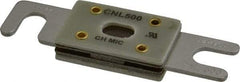 Ferraz Shawmut - 500 Amp Visible Link Flat Forklift & Truck Fuse - 32VAC, 32VDC, 3.18" Long x 0.75" Wide, Littelfuse CNL500, Bussman ANL500, Ferraz Shawmut CNL500 - Exact Tool & Supply