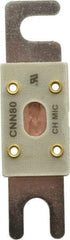 Ferraz Shawmut - 80 Amp Visible Link Flat Forklift & Truck Fuse - 125VAC, 48VDC, 3.18" Long x 0.75" Wide, Littelfuse CNN80, Bussman ANN80, Ferraz Shawmut CNN80 - Exact Tool & Supply