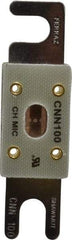 Ferraz Shawmut - 100 Amp Visible Link Flat Forklift & Truck Fuse - 125VAC, 48VDC, 3.18" Long x 0.75" Wide, Littelfuse CNN100, Bussman ANN100, Ferraz Shawmut CNN100 - Exact Tool & Supply