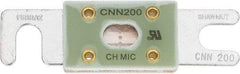 Ferraz Shawmut - 200 Amp Visible Link Flat Forklift & Truck Fuse - 125VAC, 48VDC, 3.18" Long x 0.75" Wide, Littelfuse CNN200, Bussman ANN200, Ferraz Shawmut CNN200 - Exact Tool & Supply