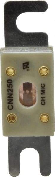 Ferraz Shawmut - 250 Amp Visible Link Flat Forklift & Truck Fuse - 125VAC, 48VDC, 3.18" Long x 0.75" Wide, Littelfuse CNN250, Bussman ANN250, Ferraz Shawmut CNN250 - Exact Tool & Supply