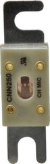 Ferraz Shawmut - 250 Amp Visible Link Flat Forklift & Truck Fuse - 125VAC, 48VDC, 3.18" Long x 0.75" Wide, Littelfuse CNN250, Bussman ANN250, Ferraz Shawmut CNN250 - Exact Tool & Supply