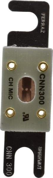 Ferraz Shawmut - 300 Amp Visible Link Flat Forklift & Truck Fuse - 125VAC, 48VDC, 3.18" Long x 0.75" Wide, Littelfuse CNN300, Bussman ANN300, Ferraz Shawmut CNN300 - Exact Tool & Supply