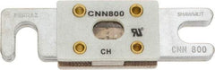 Ferraz Shawmut - 800 Amp Visible Link Flat Forklift & Truck Fuse - 125VAC, 48VDC, 3.18" Long x 0.75" Wide, Littelfuse CNN800, Bussman ANN800, Ferraz Shawmut CNN800 - Exact Tool & Supply