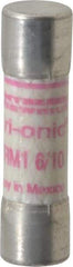 Ferraz Shawmut - 250 VAC, 1.6 Amp, Time Delay General Purpose Fuse - Clip Mount, 1-1/2" OAL, 10 at AC kA Rating, 13/32" Diam - Exact Tool & Supply