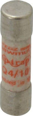 Ferraz Shawmut - 500 VAC, 0.4 Amp, Time Delay General Purpose Fuse - Clip Mount, 1-1/2" OAL, 10 at AC kA Rating, 13/32" Diam - Exact Tool & Supply