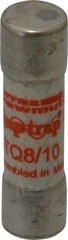 Ferraz Shawmut - 500 VAC, 0.8 Amp, Time Delay General Purpose Fuse - Clip Mount, 1-1/2" OAL, 10 at AC kA Rating, 13/32" Diam - Exact Tool & Supply