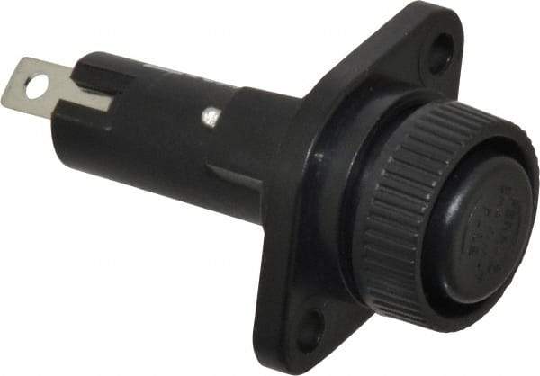 Ferraz Shawmut - 1 Pole, 600 VAC/VDC, 30 Amp, Panel Mount Fuse Holder - Compatible with CC Class, 1-1/2 Inch Long x 0.95 Inch Wide and 13/32 Inch Diameter Fuse - Exact Tool & Supply
