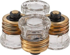 Ferraz Shawmut - 125 VAC, 15 Amp, Time Delay Plug Fuse - Screw Mount Mount, 1.29" OAL, 10 at AC kA Rating, 1-1/8" Diam - Exact Tool & Supply