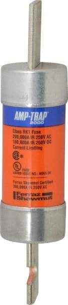 Ferraz Shawmut - 250 VAC/VDC, 150 Amp, Time Delay General Purpose Fuse - Clip Mount, 7-1/8" OAL, 100 at DC, 200 at AC kA Rating, 1-9/16" Diam - Exact Tool & Supply