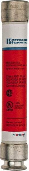 Ferraz Shawmut - 600 VAC/VDC, 5.6 Amp, Time Delay General Purpose Fuse - Clip Mount, 127mm OAL, 100 at DC, 200 at AC kA Rating, 13/16" Diam - Exact Tool & Supply