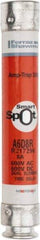 Ferraz Shawmut - 600 VAC/VDC, 8 Amp, Time Delay General Purpose Fuse - Clip Mount, 127mm OAL, 100 at DC, 200 at AC kA Rating, 13/16" Diam - Exact Tool & Supply