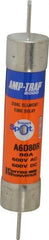 Ferraz Shawmut - 600 VAC/VDC, 80 Amp, Time Delay General Purpose Fuse - Clip Mount, 7-7/8" OAL, 100 at DC, 200 at AC kA Rating, 1-5/16" Diam - Exact Tool & Supply