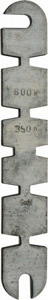 Ferraz Shawmut - 600 VAC, 350 Amp, Fast-Acting Renewable Fuse - Fuse Holder Mount, 11-5/8" OAL, 10 at AC kA Rating, 2-9/16" Diam - Exact Tool & Supply