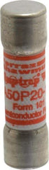Ferraz Shawmut - 450 VDC, 500 VAC, 20 Amp, Fast-Acting Semiconductor/High Speed Fuse - Clip Mount, 50.8mm OAL, 100 at AC, 79 at DC kA Rating, 9/16" Diam - Exact Tool & Supply