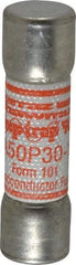 Ferraz Shawmut - 450 VDC, 500 VAC, 30 Amp, Fast-Acting Semiconductor/High Speed Fuse - Clip Mount, 50.8mm OAL, 100 at AC, 79 at DC kA Rating, 9/16" Diam - Exact Tool & Supply