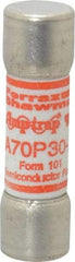 Ferraz Shawmut - 650 VDC, 700 VAC, 30 Amp, Fast-Acting Semiconductor/High Speed Fuse - Clip Mount, 50.8mm OAL, 100 at AC/DC kA Rating, 9/16" Diam - Exact Tool & Supply