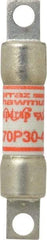 Ferraz Shawmut - 650 VDC, 700 VAC, 30 Amp, Fast-Acting Semiconductor/High Speed Fuse - Bolt-on Mount, 2-7/8" OAL, 100 at AC/DC kA Rating, 9/16" Diam - Exact Tool & Supply
