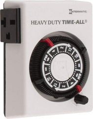 Intermatic - 24 hr Indoor Analog Electrical Timer - 2 On/Off per Day, 240 VAC, - Exact Tool & Supply