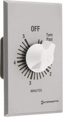 Intermatic - 5 min Indoor Analog Spring-wound Mechanical Timer - 125 VAC, - Exact Tool & Supply