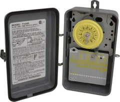 Intermatic - 24 hr Outdoor Analog Electromechanical Timer Switch - 1 to 12 On/Off, 208 to 277 VAC, 60 Hz, - Exact Tool & Supply