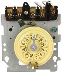 Intermatic - 24 hr Mechanism Only Analog Electromechanical Timer Switch - 12 On/Off per Day, 120 VAC, 60 Hz, - Exact Tool & Supply