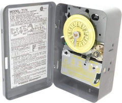 Intermatic - 24 hr Indoor Analog Electromechanical Timer Switch - 12 On/Off per Day, 208 to 277 VAC, 60 Hz, - Exact Tool & Supply