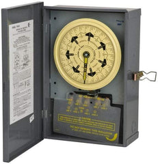 Intermatic - 7 Day Indoor Analog Electromechanical Timer Switch - 125 VAC, 60 Hz, - Exact Tool & Supply