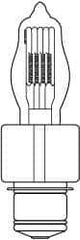 Philips - 750 Watt, 120 Volt, Halogen Miniature & Specialty T7 Lamp - Medium Prefocus Base, 750 to 1599 Equivalent Range, Neutral (3,000 to 3,699), 1-3/8" OAL - Exact Tool & Supply