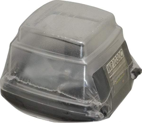 Intermatic - Electrical Outlet Box Polycarbonate Weatherproof Receptacle Cover - Includes (3) Patented Inserts For GFCI/Duplex/Toggle/Round Receptacles, Base Cover Assembly, Gasket, Mounting Screws - Exact Tool & Supply