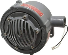 Federal Signal Corp - 6-1/2" Diam, 120 Volt Electronic Horn - 0.2 Amps, 110 Decibles at 10', Vibrating, Explosion Proof - Exact Tool & Supply