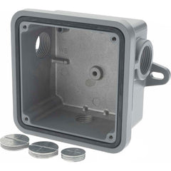 Federal Signal Corp - Aluminum Electrical Box Weatherproof Back Box - Exact Tool & Supply