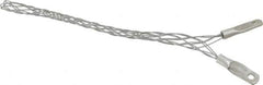Hubbell Wiring Device-Kellems - 14.2 to 18.5mm Capacity, General, Straight Strain Relief Cord Grip - 6" Long, Galvanized Steel - Exact Tool & Supply