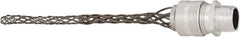 Hubbell Wiring Device-Kellems - 9.7 to 12.7mm Capacity, Liquidtight, Straight Strain Relief Cord Grip - 1/2 NPT Thread, 5.735" Long, Aluminum - Exact Tool & Supply