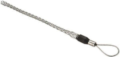 Hubbell Wiring Device-Kellems - Flexible Eye, Single Weave Mesh, Steel Wire Pulling Grip - 10" Mesh, 3/4 to 0.99" Cable Diam - Exact Tool & Supply
