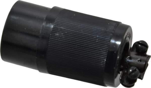 Hubbell Wiring Device-Kellems - 125/250 VAC, 15 Amp, ML-3R Configuration, Industrial Grade, Ungrounded Connector - 3 Phase, 3 Poles, IP20, 0.281 to 0.421 Inch Cord Diameter - Exact Tool & Supply