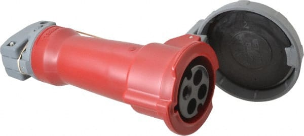 Hubbell Wiring Device-Kellems - Pin & Sleeve Plugs & Connectors; Connector Type: Connector ; Pin Configuration: 4 ; Number of Poles: 3 ; Amperage: 30 ; Voltage: 480 VAC ; Maximum Cord Grip Diameter (mm): 31.80 - Exact Tool & Supply