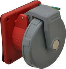 Hubbell Wiring Device-Kellems - Pin & Sleeve Receptacles; Receptacle/Part Type: Receptacle ; Pin Configuration: 4 ; Number of Poles: 3 ; IEC Pin & Sleeve Style: IEC 60309-1 ; Amperage: 30 ; Voltage: 480 VAC - Exact Tool & Supply