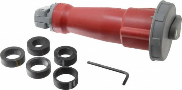 Hubbell Wiring Device-Kellems - Pin & Sleeve Plugs & Connectors; Connector Type: Connector ; Pin Configuration: 4 ; Number of Poles: 3 ; Amperage: 60 ; Voltage: 480 VAC ; Maximum Cord Grip Diameter (mm): 36.80 - Exact Tool & Supply
