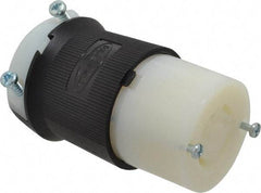 Hubbell Wiring Device-Kellems - 250 VAC, 30 Amp, L15-30R Configuration, Industrial Grade, Self Grounding Connector - 3 Phase, 3 Poles, IP20, 0.35 to 1.15 Inch Cord Diameter - Exact Tool & Supply