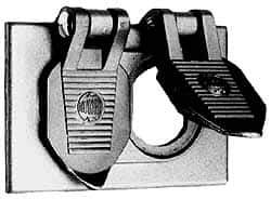 Hubbell Wiring Device-Kellems - Electrical Outlet Box Polycarbonate Weatherproof Cover - Exact Tool & Supply