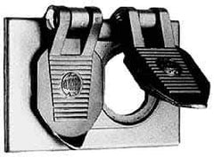 Hubbell Wiring Device-Kellems - Electrical Outlet Box Polycarbonate Weatherproof Cover - Exact Tool & Supply