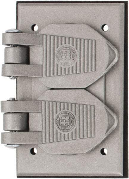 Hubbell Wiring Device-Kellems - Electrical Outlet Box Aluminum Weatherproof Cover - Exact Tool & Supply