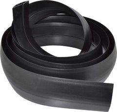 Hubbell Wiring Device-Kellems - 1 Channel, 10 Ft Long, 7.9mm Max Compatible Cable Diam, Black PVC On Floor Cable Cover - 2-3/4" Overall Width x 13.5mm Overall Height, 15.2mm Channel Width x 7.9mm Channel Height - Exact Tool & Supply