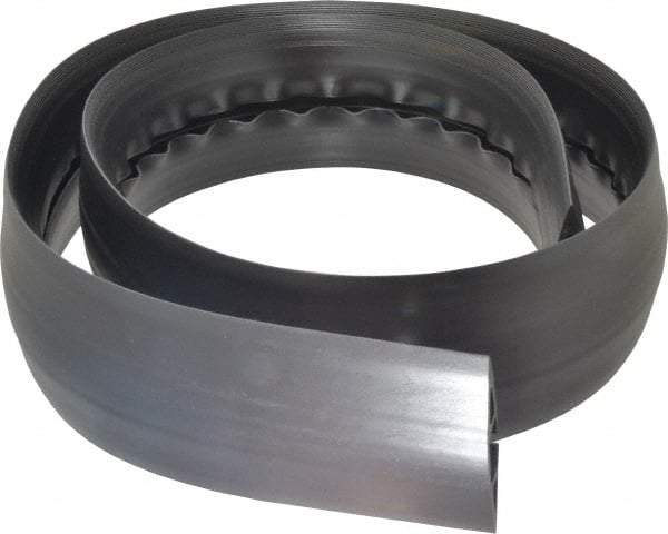 Hubbell Wiring Device-Kellems - 1 Channel, 5 Ft Long, 1/2" Max Compatible Cable Diam, Black PVC On Floor Cable Cover - 3" Overall Width x 3/4" Overall Height, 3/4" Channel Width x 1/2" Channel Height - Exact Tool & Supply