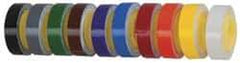 3M - 8' Long x 0.215" Wide, Polyester Film, Write On Tape Refills - Multicolor Background, Self Adhesive, Blank - Exact Tool & Supply