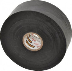 3M - 1-1/2" x 30', Black Rubber Electrical Tape - Series 130C, 30 mil Thick, 750 V/mil Dielectric Strength, 7.5 Lb./Inch Tensile Strength - Exact Tool & Supply