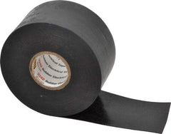 3M - 1-1/2" x 15', Black Rubber Electrical Tape - Series 2242, 30 mil Thick, 750 V/mil Dielectric Strength, 7.5 Lb./Inch Tensile Strength - Exact Tool & Supply