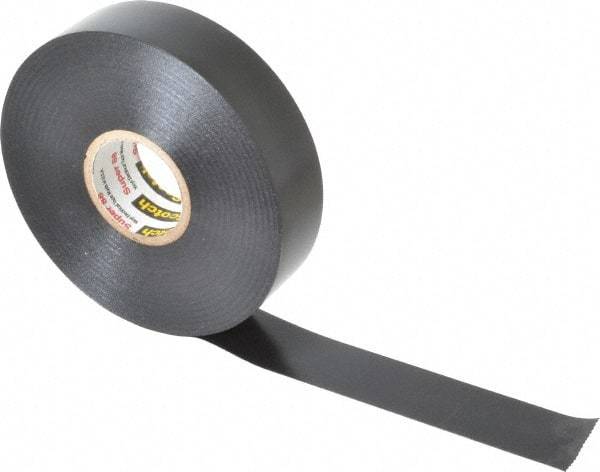 3M - 3/4" x 66', Black Vinyl Electrical Tape - Series 88, 8.5 mil Thick, 20 Lb./Inch Tensile Strength - Exact Tool & Supply